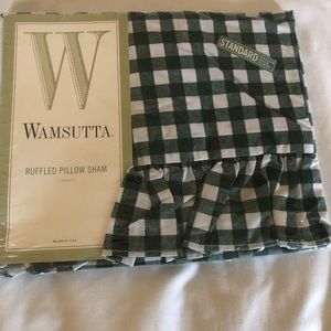 vintage wamsutta ruffled pillow sham